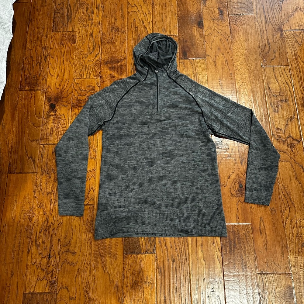 Lululemon Metal Vent 1/4 Zip Hoodie Sz L